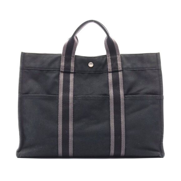 Hermes Canvas Fourre-Tout MM Tote Bag - Picture 1 of 6